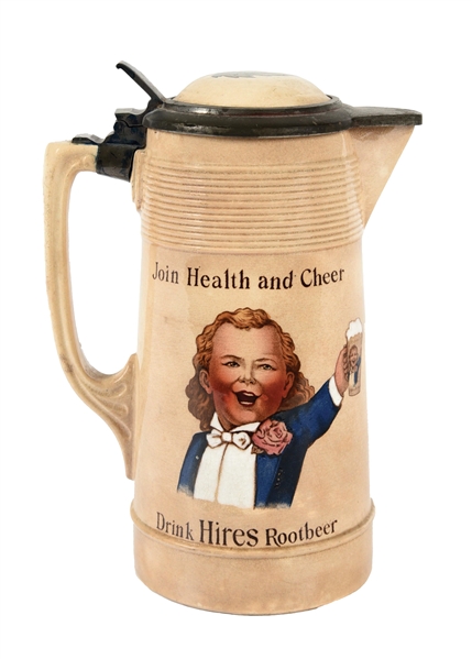 HIRES ROOT BEER UGLY KID POURING MUG