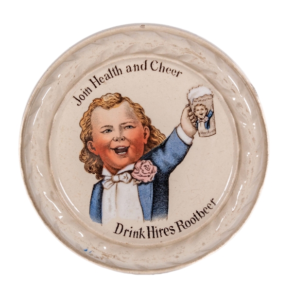 EXTREMELY RARE HIRES ROOT BEER COASTER WITH UGLY KID GRAPHIC