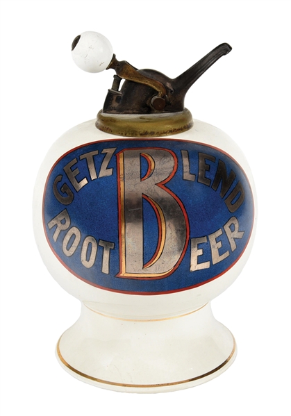 GETZ BLEND ROOT BEER CERAMIC SYRUP DISPENSER