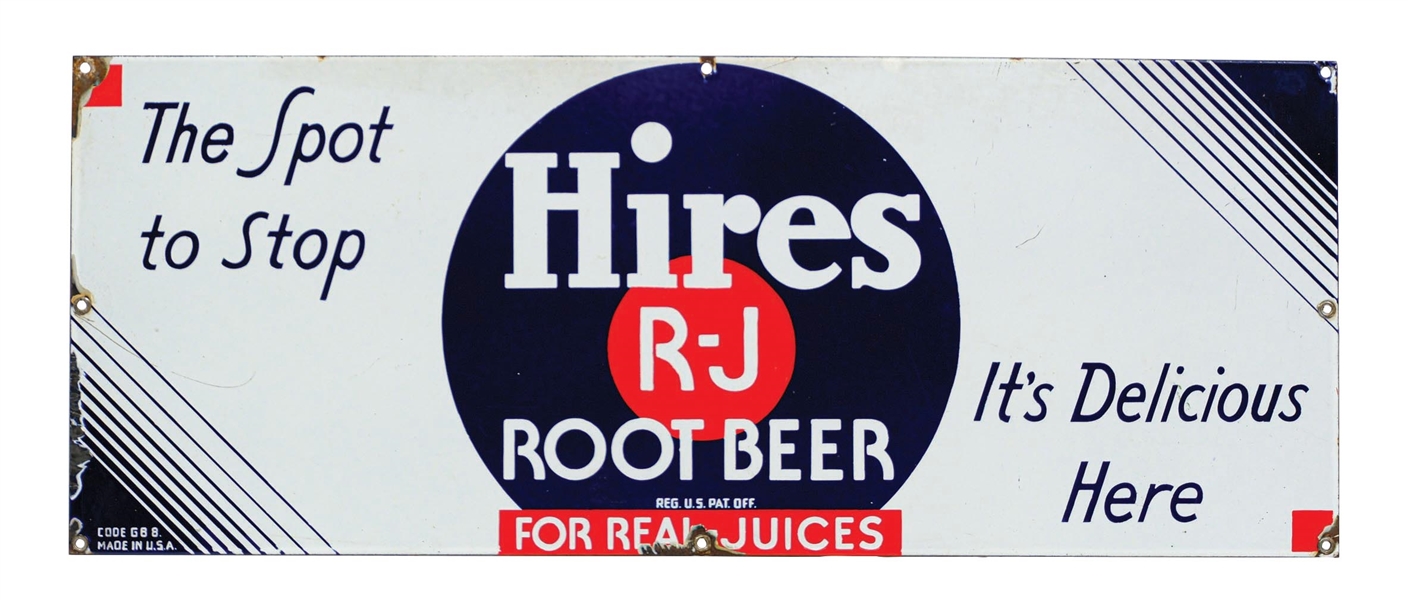 HIRES ROOT BEER PORCELAIN SIGN