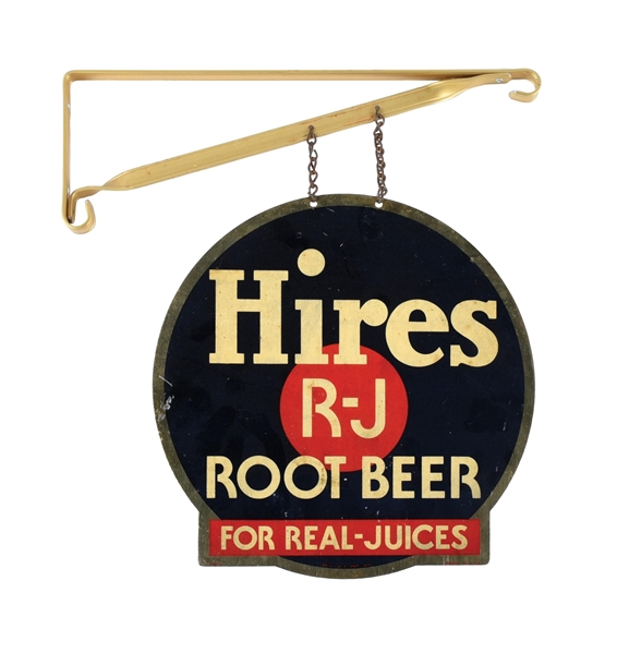 HIRES ROOT BEER HANGING METAL SIGN