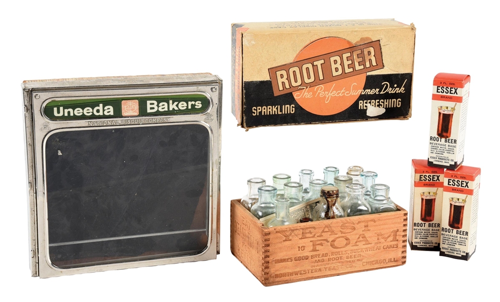 COLLECTION OF 3 GENERAL STORE & ROOT BEER ADVERTISING ITEMS