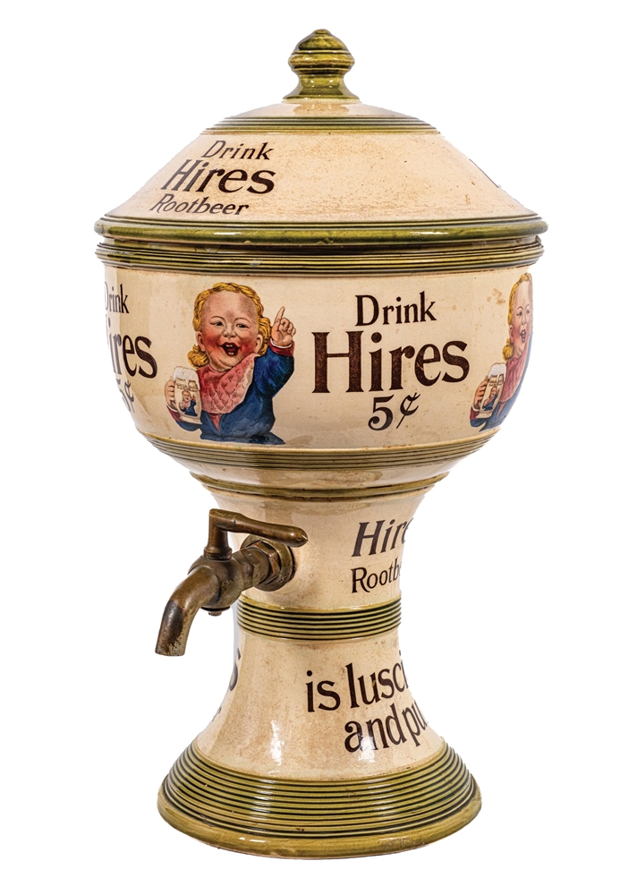INCREDIBLE HIRES ROOT BEER SYRUP DISPENSER W/ UGLY KID GRAPHICS
