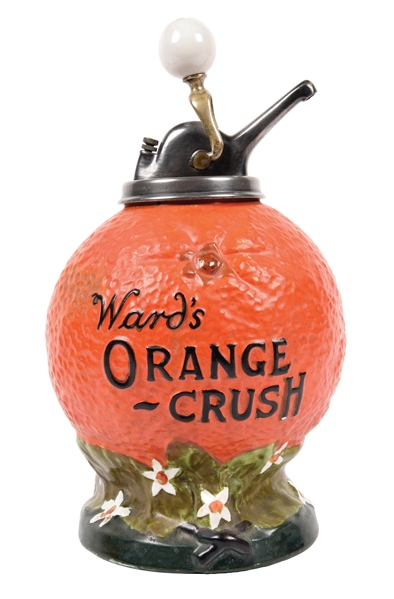 WARDS ORANGE CRUSH SODA FOUNTAIN SYRUP DISPENSER