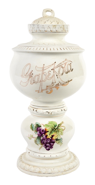 GRAPE KOLA CERAMIC SODA FOUNTAIN SYRUP DISPENSER