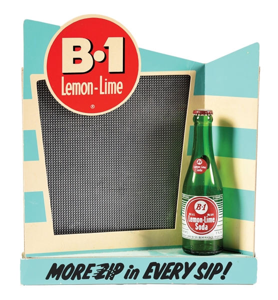 B-1 LEMON-LIME LIGHT-UP CARDBOARD BOTTLE DISPLAY