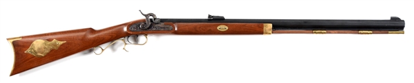 (A) THOMPSON CENTER ARMS .54 CALIBER HAWKEN BLACK POWDER RIFLE 