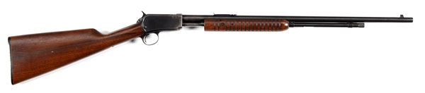 (C) WINCHESTER MODEL 62A PUMP RIFLE.