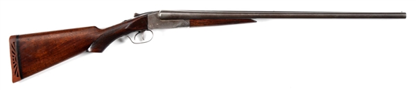 (C) ITHACA FLUES FIELD GRADE SIDE BY SIDE 16 GAUGE SHOTGUN 