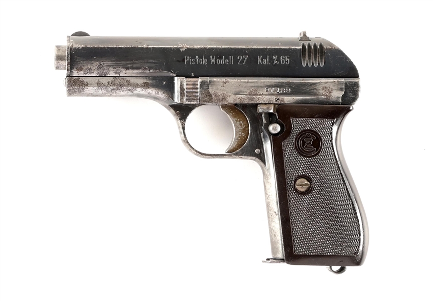 (C) NAZI  MODEL CZ 27 SEMI AUTO PISTOL