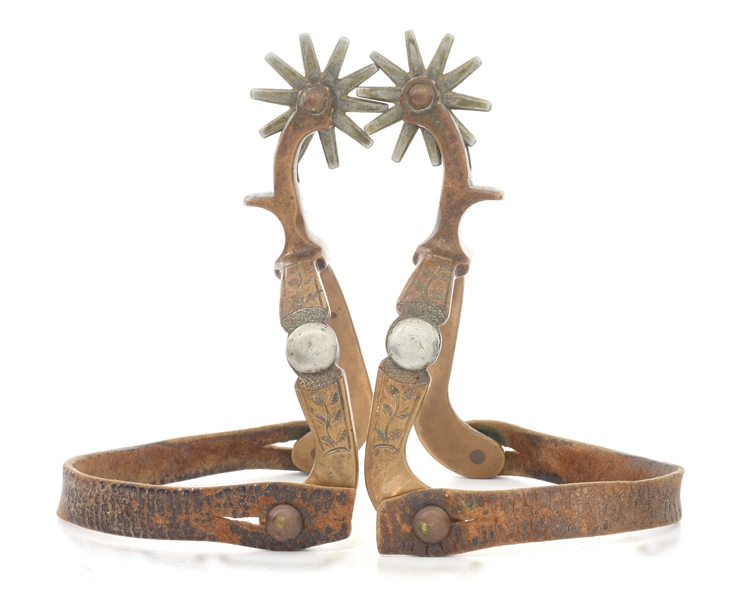 NORTH & JUDD HERCULES BRONZE SPURS