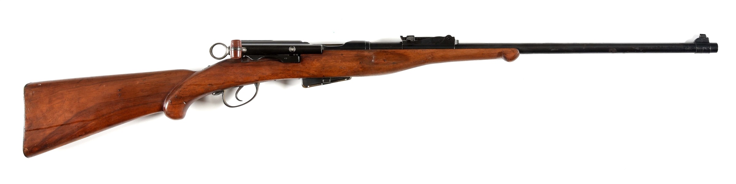 (C) SWISS MODEL 1911 SCHMIDT-RUBIN STRAIGHT PULL RIFLE.