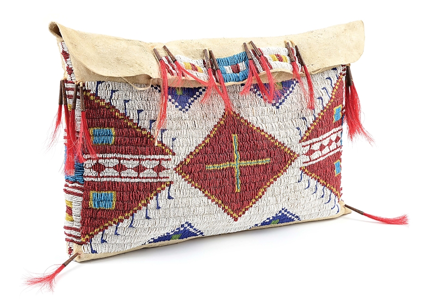 NORTHERN PLAINS BEADED POSSIBLE BAG 