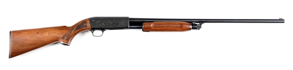 (M) ITHACA MODEL 37 FEATHERLITE SLIDE ACTION 20 GAUGE SHOTGUN.