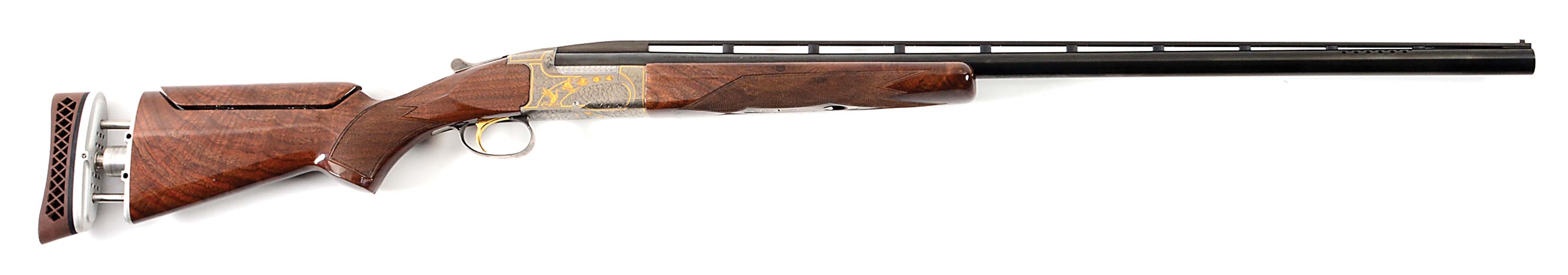 (M) GOLDEN CLAYS EDITION ENGRAVED BROWNING BT-99 SINGLE BARREL TRAP SHOTGUN.