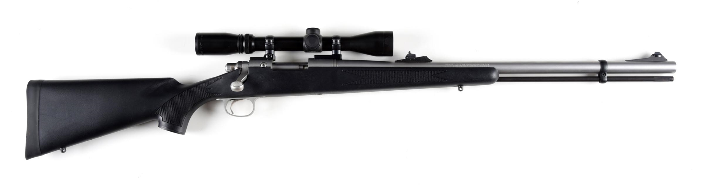 (M) REMINGTON MODEL 700ML BOLT ACTION INLINE BLACK POWDER RIFLE.