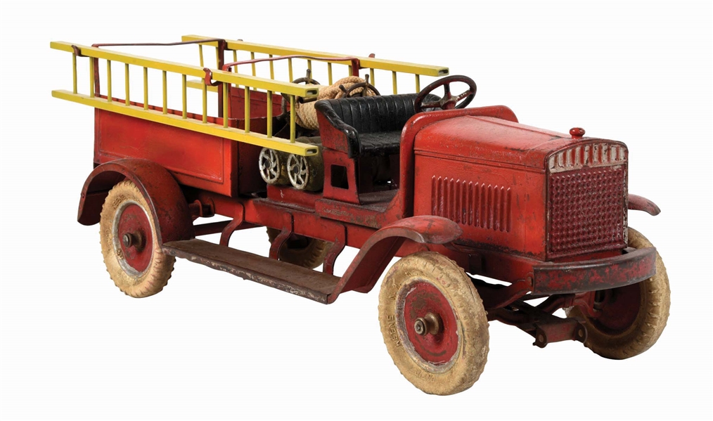 1920S KINGSBURY PRESSED STEEL CHEMICAL FIRE TRUCK