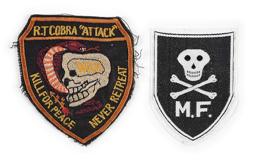 LOT OF 2: US VIETNAM WAR MIKE FORCE AND RECON TEAM COBRA PATCHES.