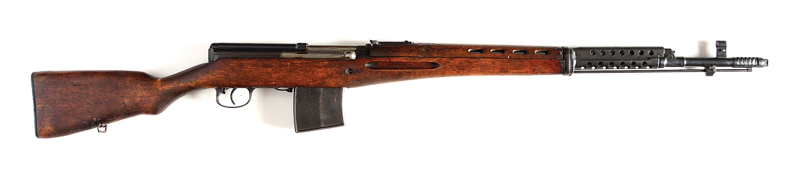 (C) RUSSIAN IZHEVSK SVT-40 SEMI-AUTOMATIC RIFLE.