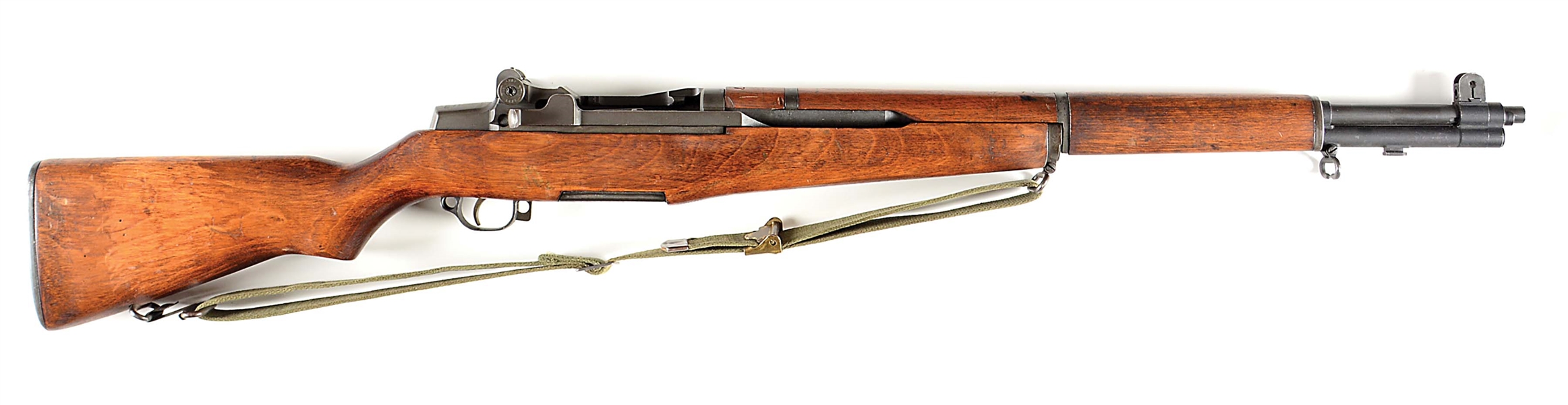 (C) WINCHESTER M1 GARAND SEMI AUTOMATIC RIFLE.