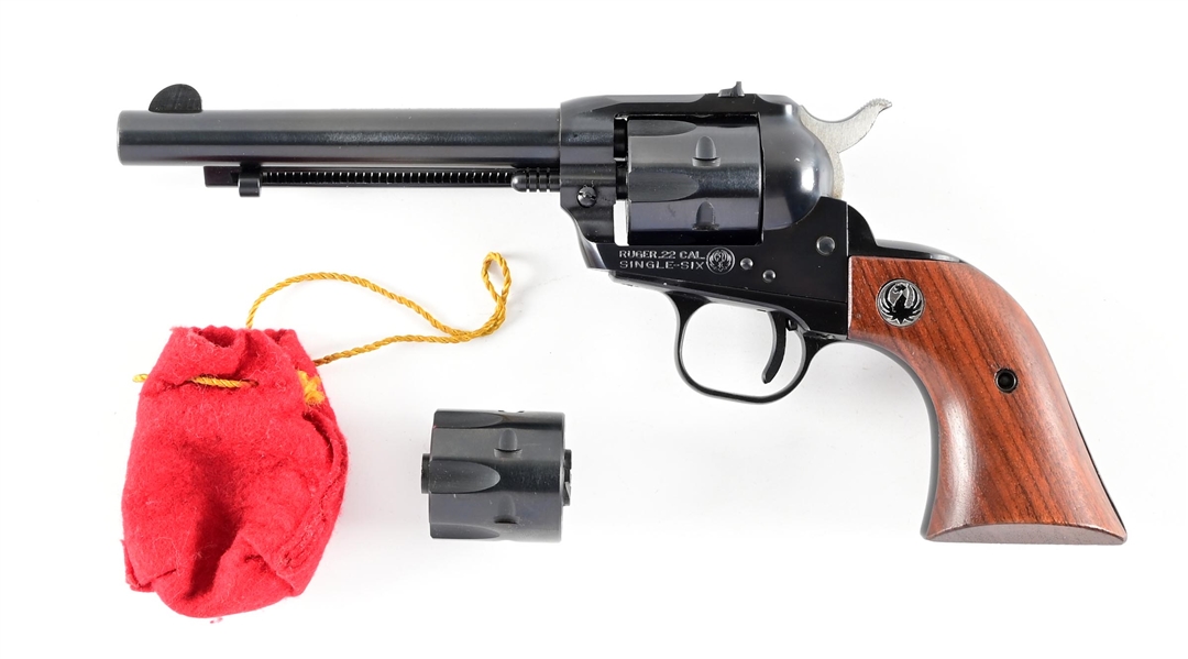 (C) BOXED OLD MODEL RUGER SINGLE-SIX REVOLVER.