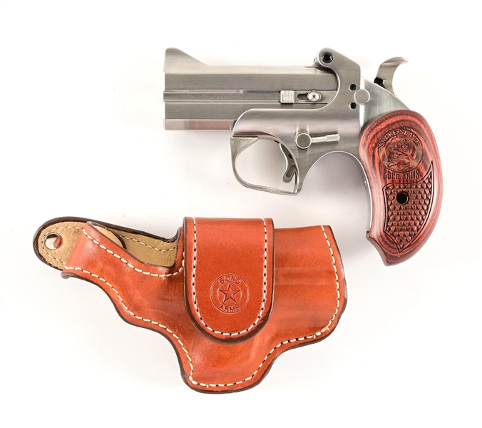 (M) BOXED BOND ARMS SNAKE SLAYER OVER UNDER .357 MAGNUM DERRINGER.