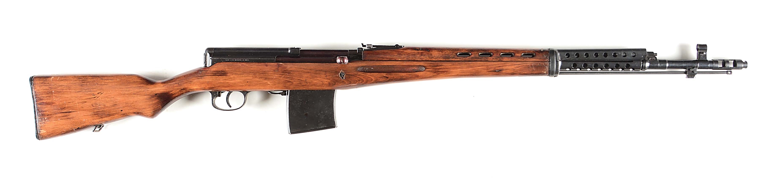 (C) WWII RUSSIAN IZHEVSK SVT-40 SEMI-AUTOMATIC RIFLE.