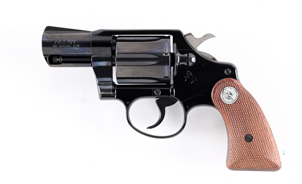 (M) COLT AGENT LIGHT WEIGHT MODEL  DOUBLE ACTION REVOLVER 