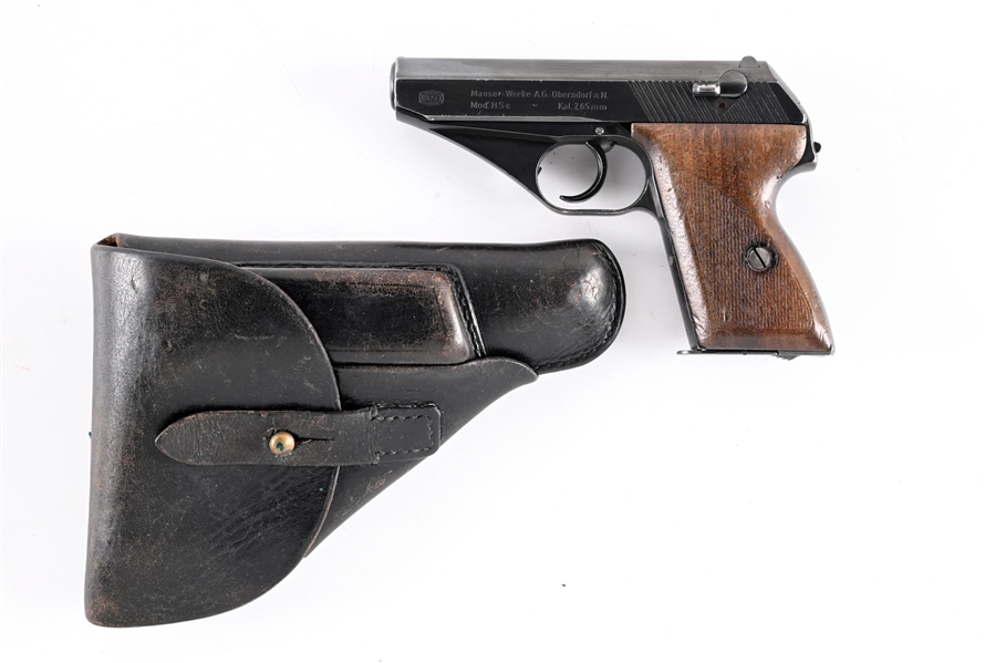 (C) MAUSER HSC SEMI AUTOMATIC PISTOL  WITH HOLSTER 