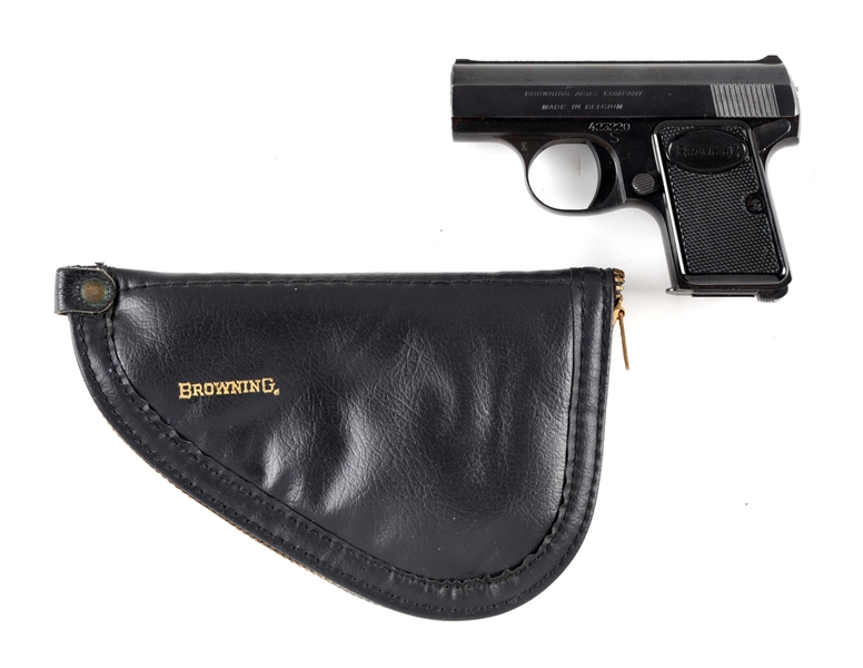 (C) BABY BROWNING .25 SEMI AUTOMATIC  POCKET PISTOL.