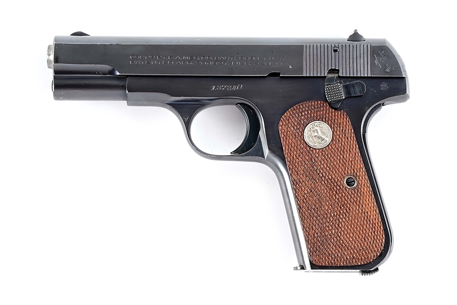 (C) OUSTANDING "U.S. PROPERTY" MARKED COLT MODEL 1908 POCKET HAMMERLESS GENERAL OFFICERS PISTOL WITH BOX AND DOCUMENTATION.