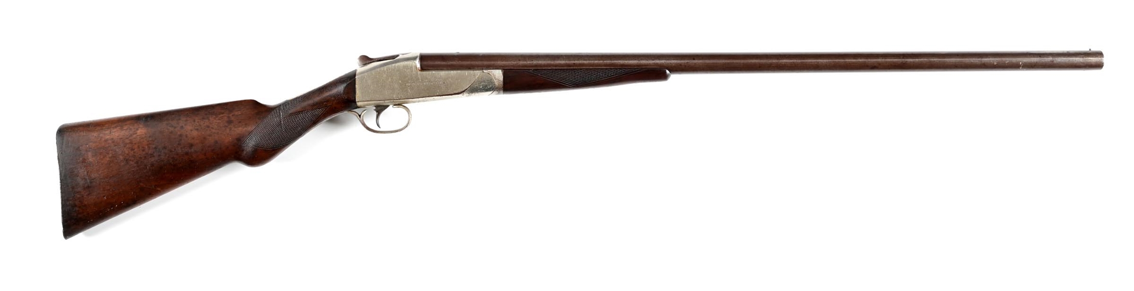 (A) AMERICAN ARMS HAMMERLESS SINGLE SHOT SHOTGUN.