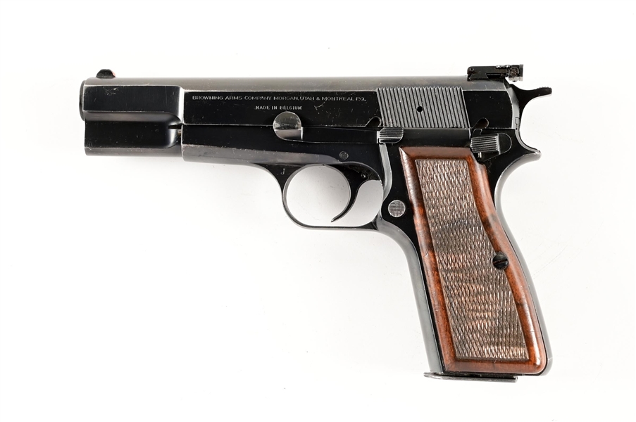 (M) BELGIAN BROWNING HI POWER SEMI AUTOMATIC PISTOL.