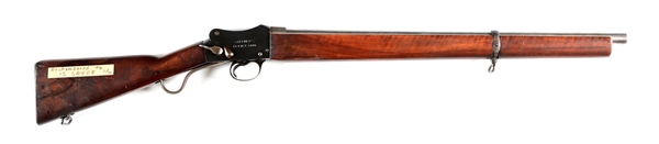 (C) W.W. GREENER RIFLE, RE BARRELED TO 12 GAUGE 