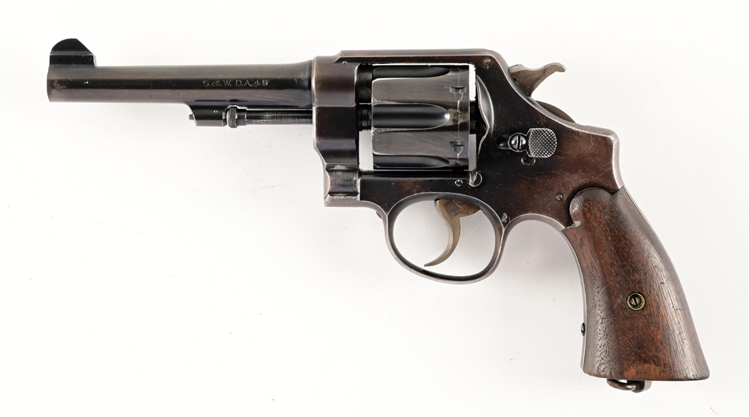 (C) SMITH & WESSON US MODEL 1917 DOUBLE ACTION REVOLVER.