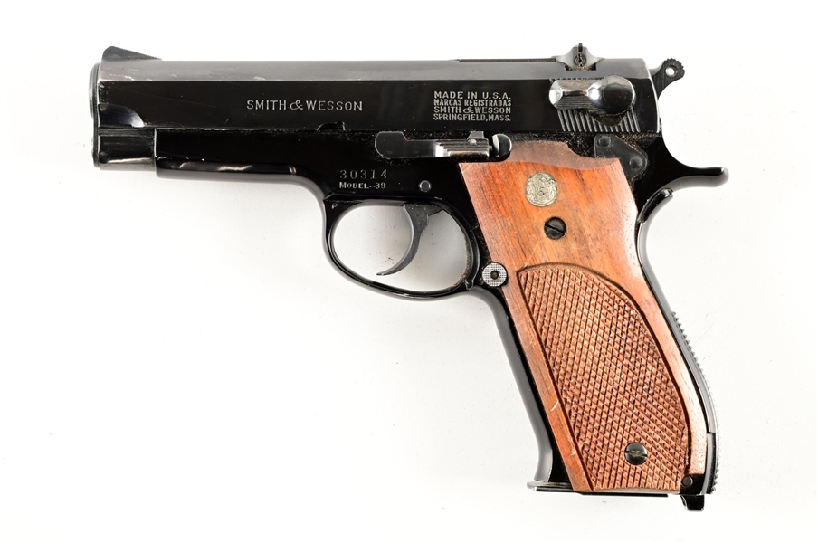 (C) SMITH & WESSON MODEL 39 SEMI AUTOMATIC PISTOLS.