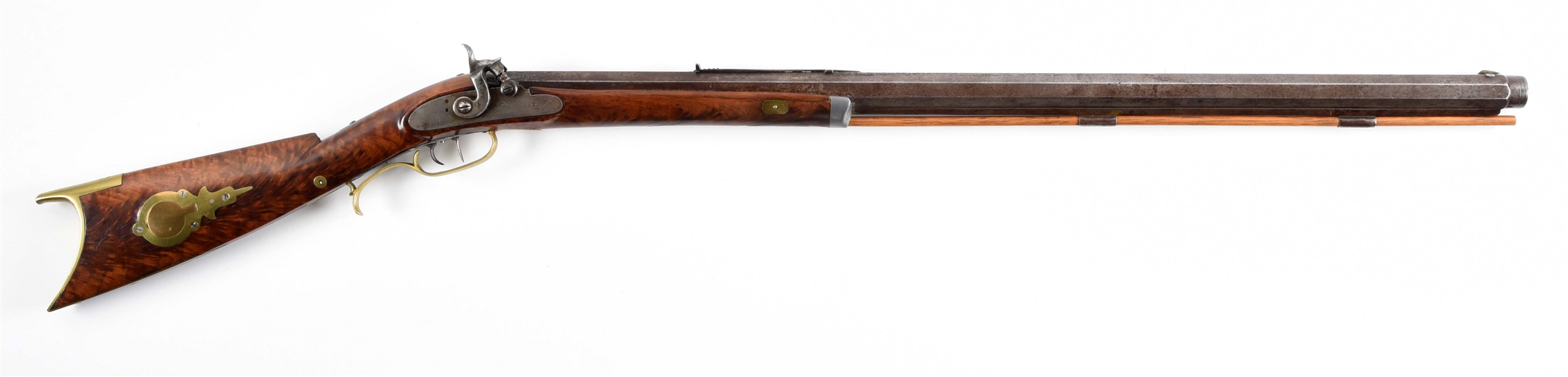 (A) HALFSTOCK KENTUCKY RIFLE.