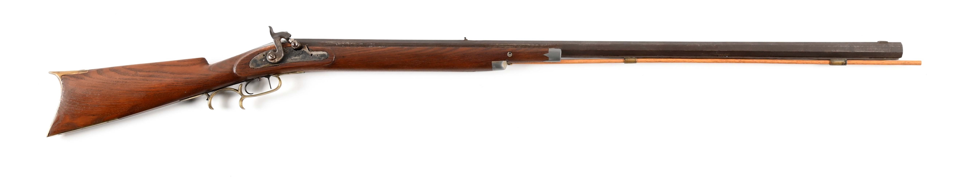 (A) PERCUSSION KENTUCKY RIFLE.