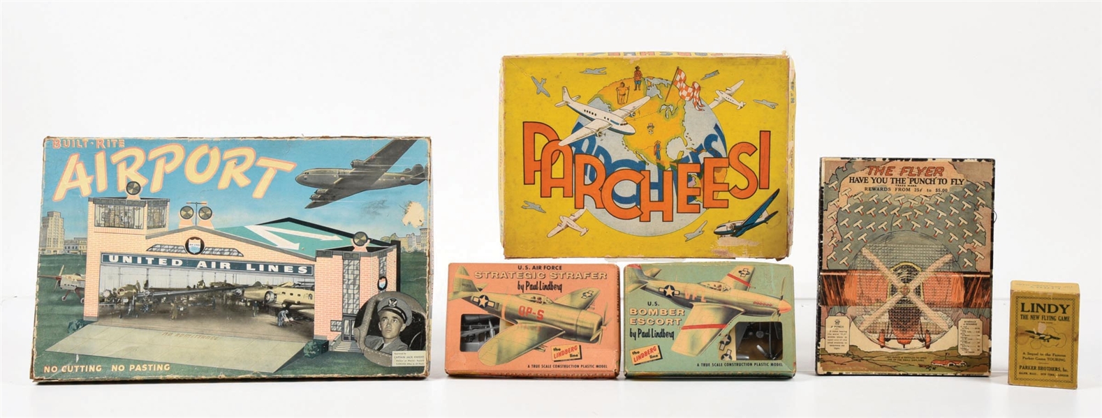 COLLECTION OF 6: AVIATION GAMES & MODELS. 