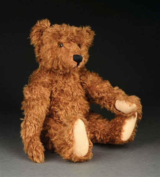 LARGE STEIFF CHOCOLATE-COLORED BEAR