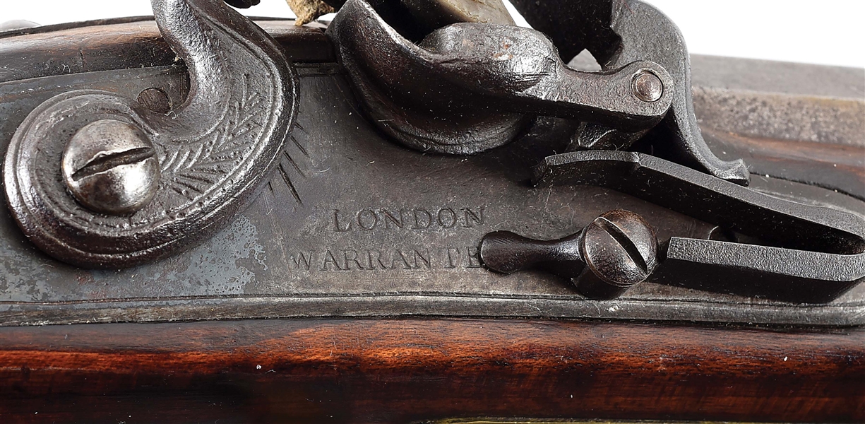 Lot Detail - (A) FINE FLINTLOCK KENTUCKY RIFLE SIGNED BY JACOB GEORGE.