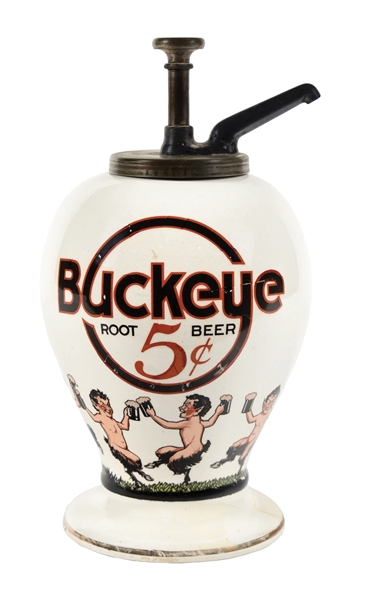 BUCKEYE ROOT BEER SYRUP DISPENSER