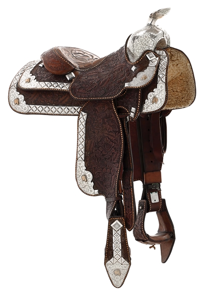 HARRY ROWELL BROWN SHOW SADDLE