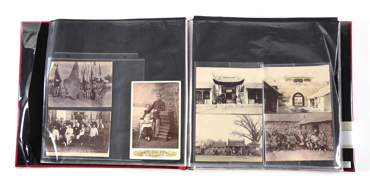 COLLECTION OF IMPERIAL GERMAN CABINET CARDS FROM THE BOXER REBELLION.