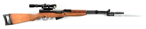 (C) ZASTAVA M1959/66 SKS SEMI AUTOMATIC RIFLE .