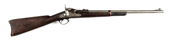 (A)CUT DOWN  U.S. SPRINGFIELD MODEL 1873 TRAPDOOR RIFLE 