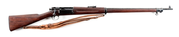 (C) RESTORED U.S. SPRINGFIELD ARMORY KRAG MODEL 1898 BOLT ACTION RIFLE.