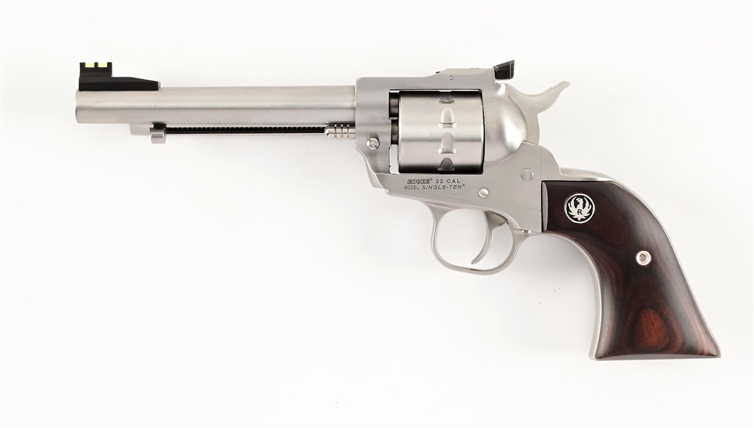 (M) BOXED RUGER SINGLE TEN SINGLE ACTION REVOLVER 