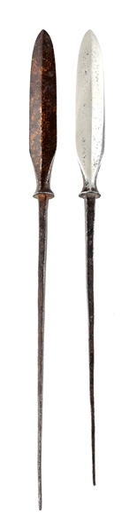 PAIR OF SAMURAI ARROWHEADS (YANONE)