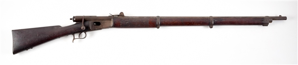 (A) SWISS VETTERLI MODEL 1869/71 BOLT ACTION RIFLE.